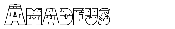 Amadeus font