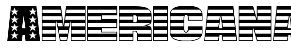 Americana font