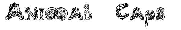 Animal Caps font