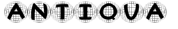 Antiqua In Grid font