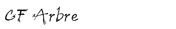 CF Arbre font