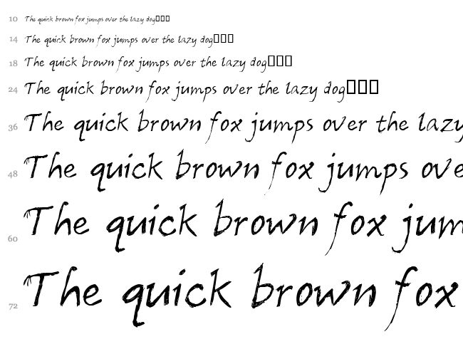 CF Arbre font waterfall