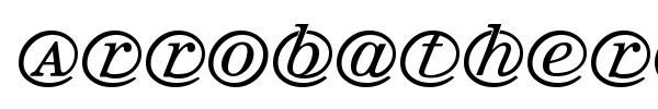Arrobatherapy font