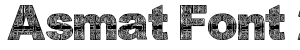Asmat Font 2007 font