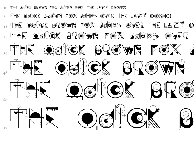 Awakemind font waterfall