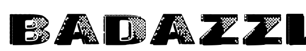 Badazzle font