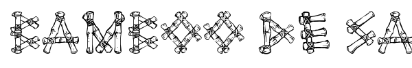 Bamboo de Saipan font