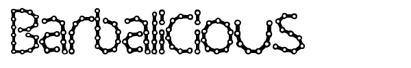 Barbalicious font