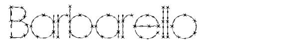 Barbarello font