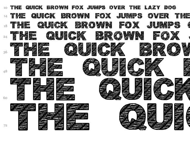 Batik Font 1 font waterfall