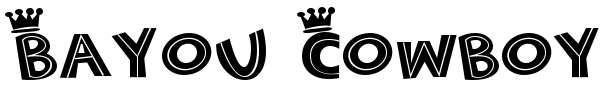 Bayou Cowboy font