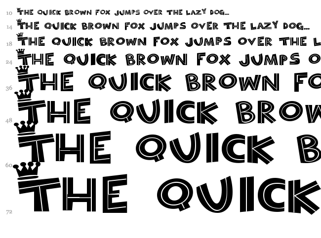 Bayou Cowboy font waterfall