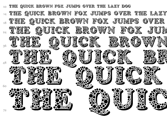 Bemydor font waterfall