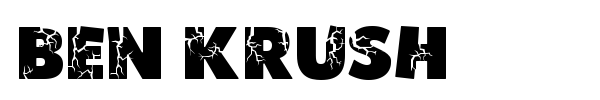 Ben Krush font