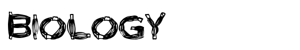 Biology font
