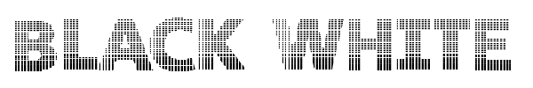 Black White Grids font