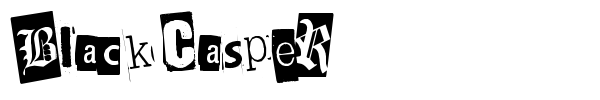 BlackCasper font preview