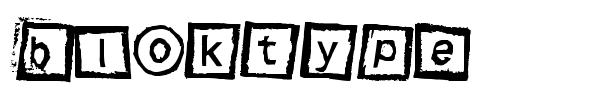 Bloktype font