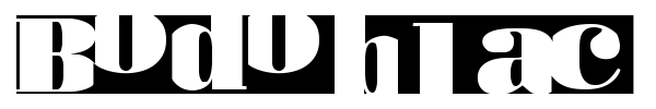 Bodoblack Squares font preview