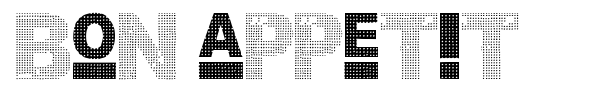 Bon Appetit font