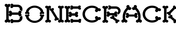 Bonecracker font preview