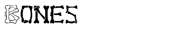 Bones font