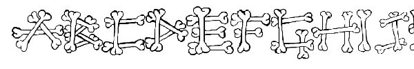 Bones 2 font