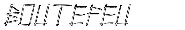 Boutefeu font preview