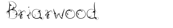 Briarwood font