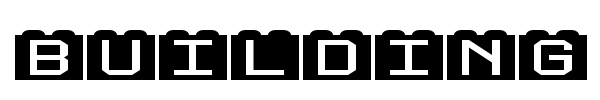 Building Blocks font
