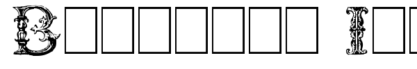 Burgoyne Initials font