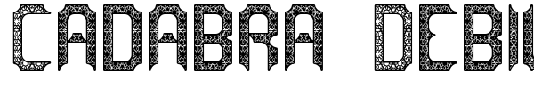 Cadabra Debilex font