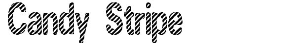 Candy Stripe font