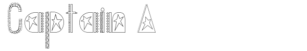 Captain A font
