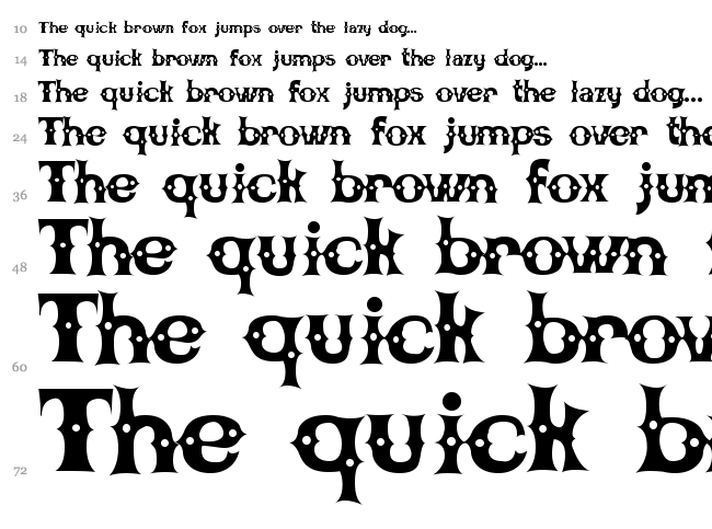 CBGB Font font waterfall