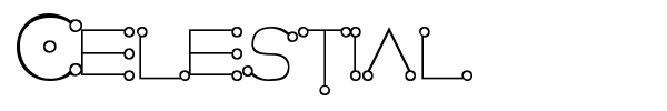 Celestial font
