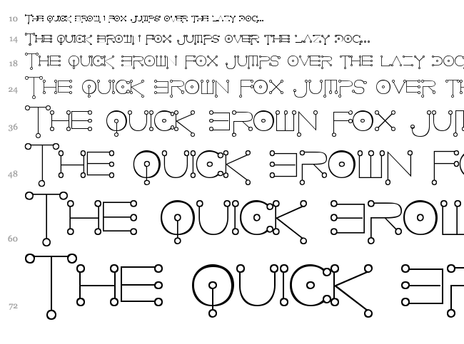 Celestial font waterfall