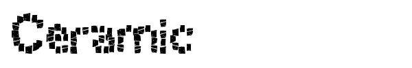 Ceramic font preview