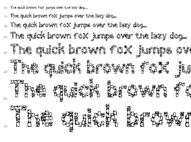 Ceramic font waterfall