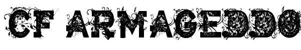 CF Armageddon font