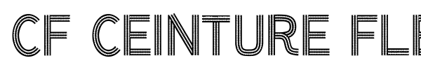 CF Ceinture Flechee font