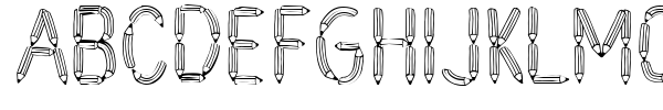 CF Crayons de plomb font