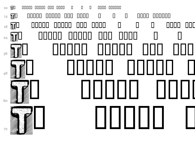 CF Creature of Darkness font waterfall