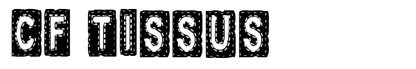 CF Tissus font
