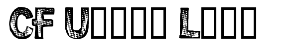CF Urban Life font preview
