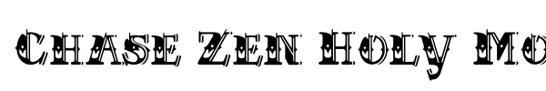 Chase Zen Holy Monkey Nuts font