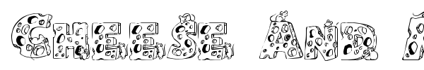 Cheese and Mouse font