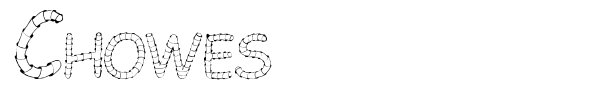 Chowes font