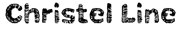 Christel Line Black font