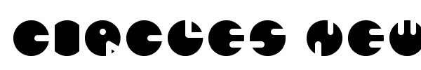Circles New font preview